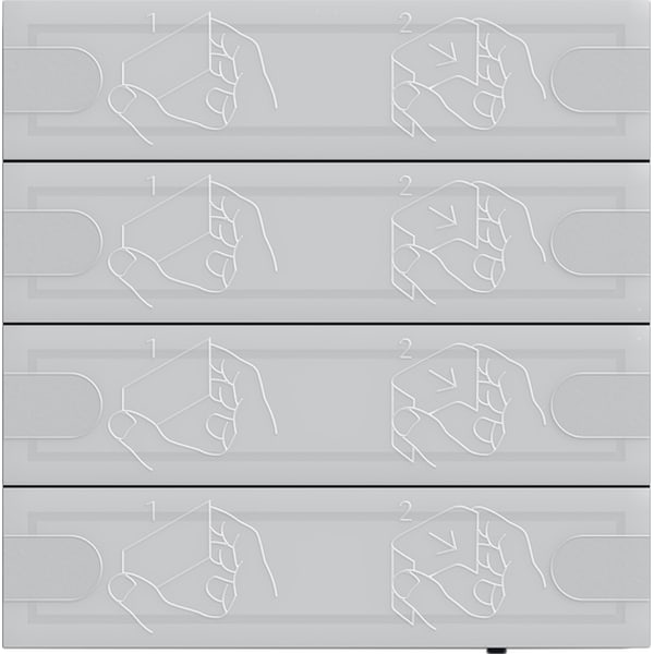 GIRA KNX tastsensor 4 Komfort 4-v TS4 antraciet 5004028