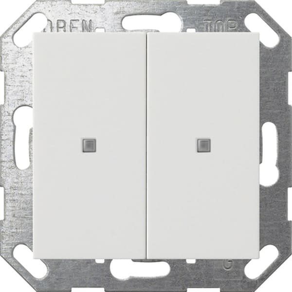 GIRA KNX Drukcontact wip 2-v System 55 z.wit m 517327