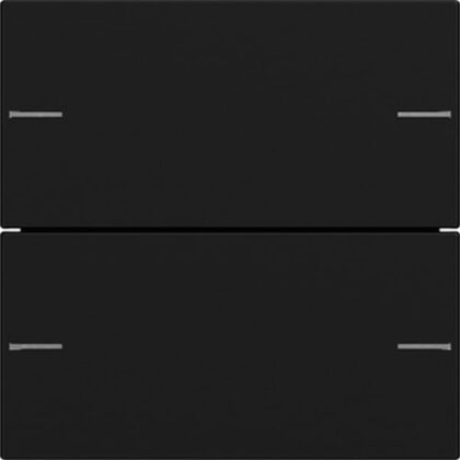 GIRA wippenset 2-v tastsens.4 System 55 zwart m 5752005