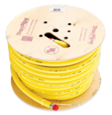 TracPipe PLT inox flexibele buis voor gas 22 mm (rollengte 30m) - geel - prijs per meter GPF101403