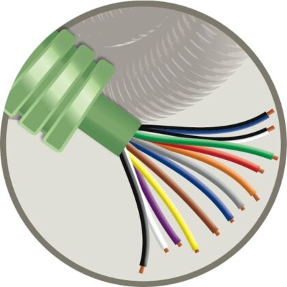 GREEN FLEX Green Flex voorbedrade buis 20mm LS0H groen + telefonie SGG 12X0