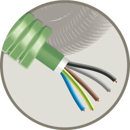 GREEN FLEX Green Flex voorbedrade buis 20mm LS0H groen + installatie XGB 5G1