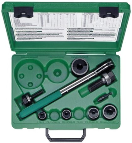 GREENLEE Ponsset Slug-Buster M16-M40 manueel gebruik 50.36692.0