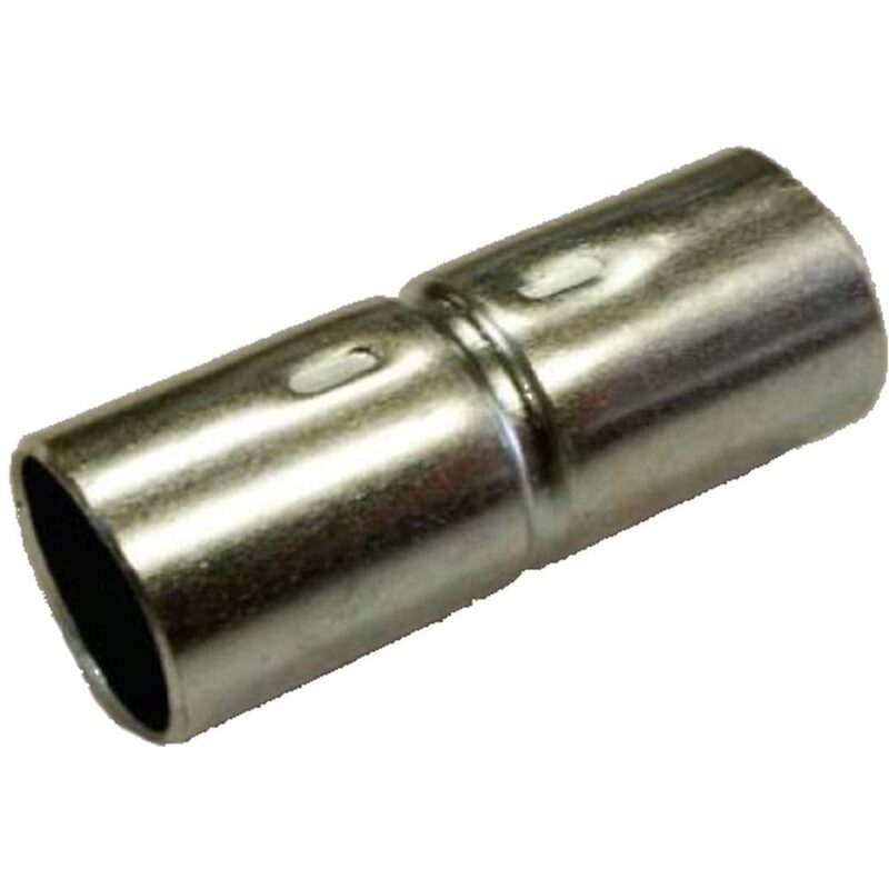 GSV Metalen mof - diameter 32mm - galvanisch verzinkt - zonder schroefdraad 020MARM032