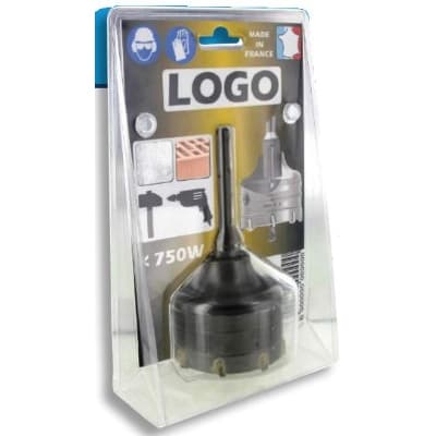 GUILLET Kroonborenset ALG: kroonboor 68mm + SDS+ houder 8mm lengte 90mm 5746001