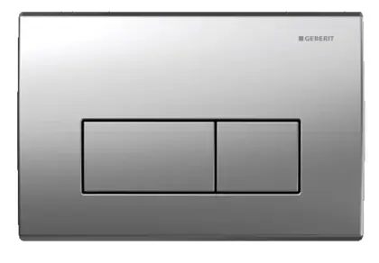 Geberit Duwplaat Geberit Kappa50 tweeknops inox chroom mat 115.260.46.1