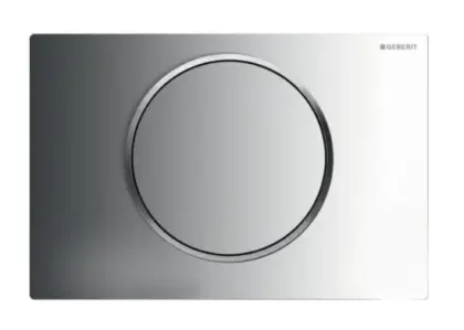 Geberit Duwplaat Geberit Sigma10 tweeknops kunststof chroom glanzend 115.758.KH.5