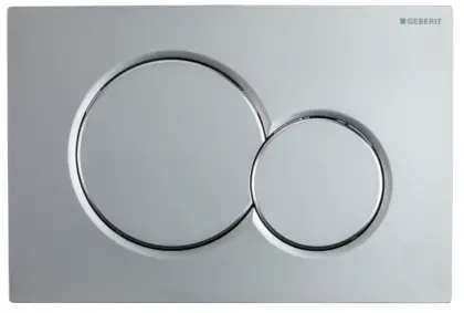 Geberit Duwplaat Geberit Sigma01 tweeknops kunststof chroom mat 115.770.JQ.5