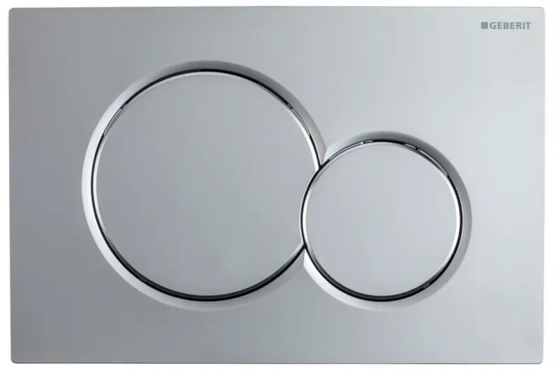 Geberit Duwplaat Geberit Sigma01 tweeknops kunststof chroom mat 115.770.JQ.5