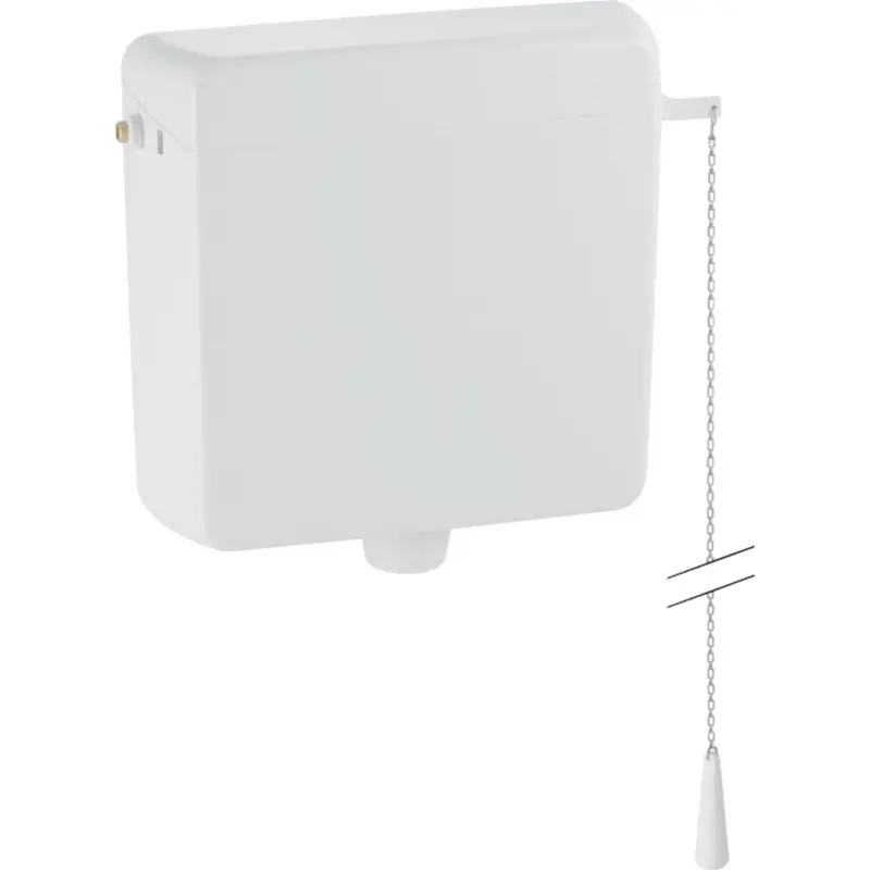 Geberit GEBERIT 123700111 HOOGHANGEND RESERVOIR MET KETTIN MET KETTINGBEDIENING 123.700.11.1