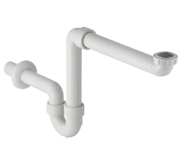 Geberit GEBERIT 151107111 PLAATSBESPARENDE SIFON PP WIT Geberit 151.107.11.1