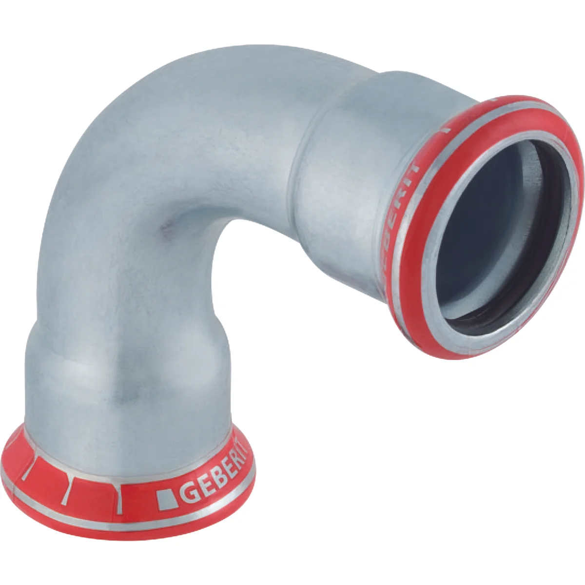 Geberit Persbocht staal 22mm FF 90° verwarming Geberit Mapress C-Staal 20104