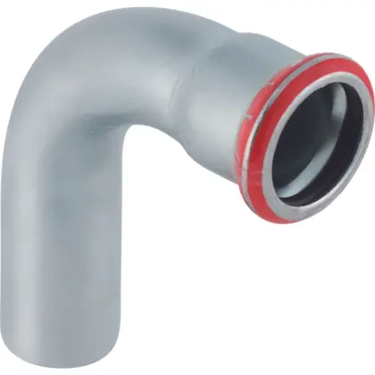 Geberit Persinsteekbocht staal 28mm MF 90° verwarming Geberit Mapress C-Staal 20305