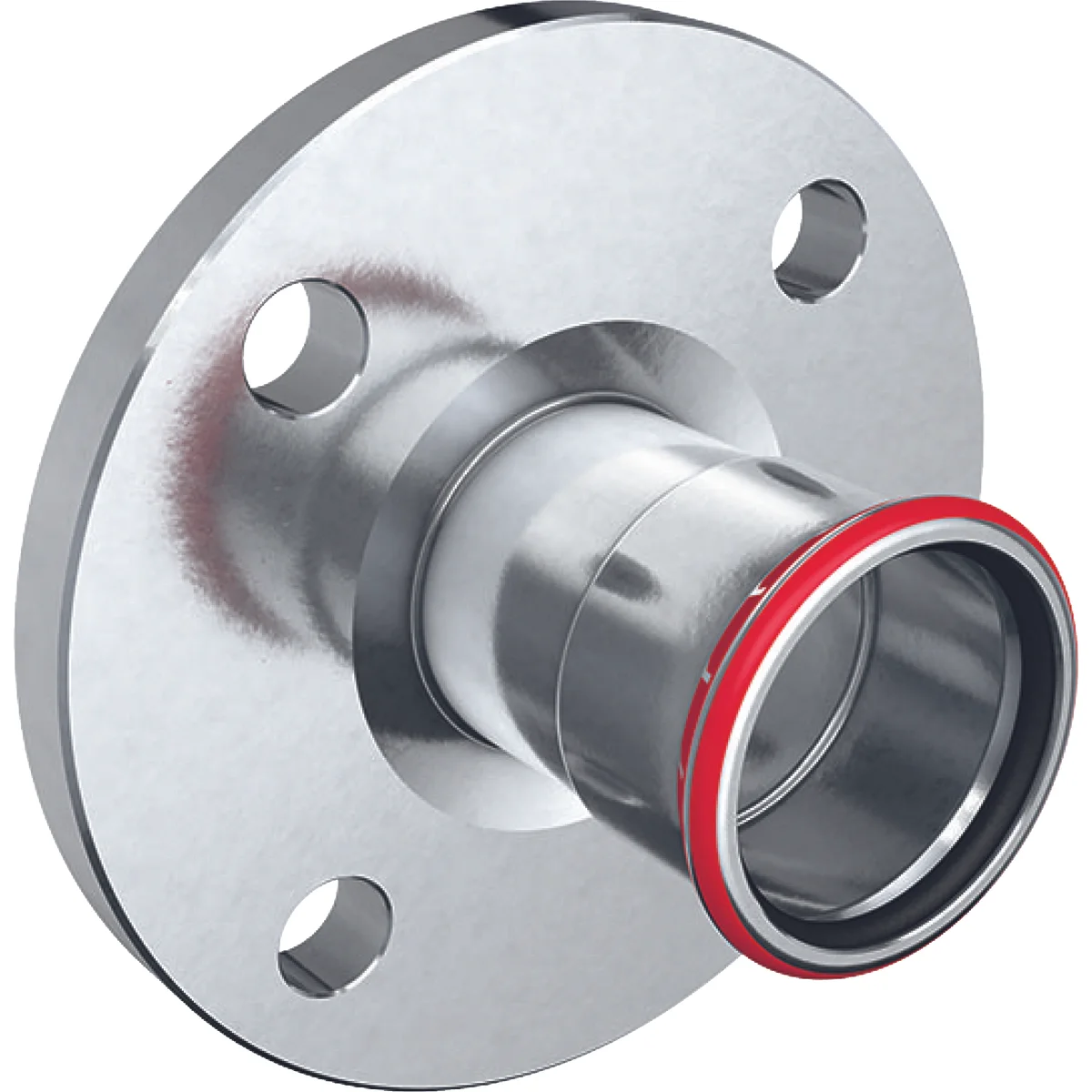 Geberit Persflensovergang staal DN80 x 88.9mm verwarming PN10/16 Geberit Mapress C-Staal 23760