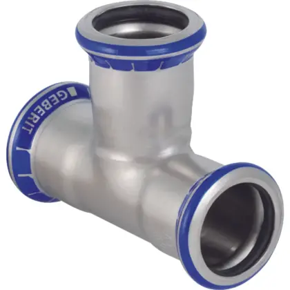 Geberit Pers-T inox 15mm FFF (drink)water Geberit Mapress RVS 31002