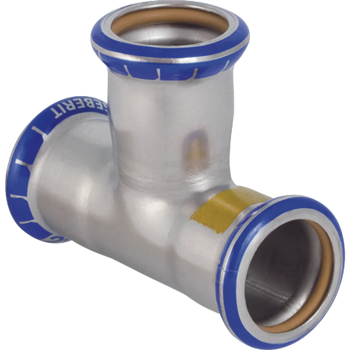 Geberit Pers-T inox 22mm FFF gas Geberit Mapress RVS 34030