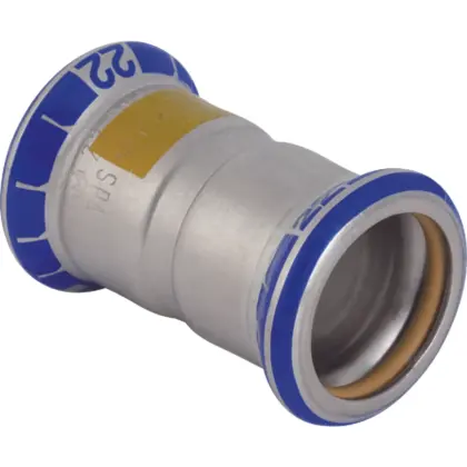 Geberit Persmof inox 22mm FF gas Geberit Mapress RVS 34103