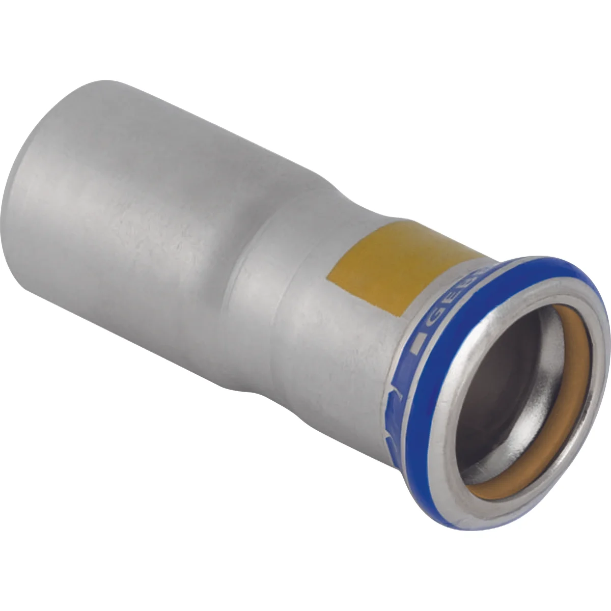 Geberit Persverloopstuk inox 35x28mm MF gas Geberit Mapress RVS 34124