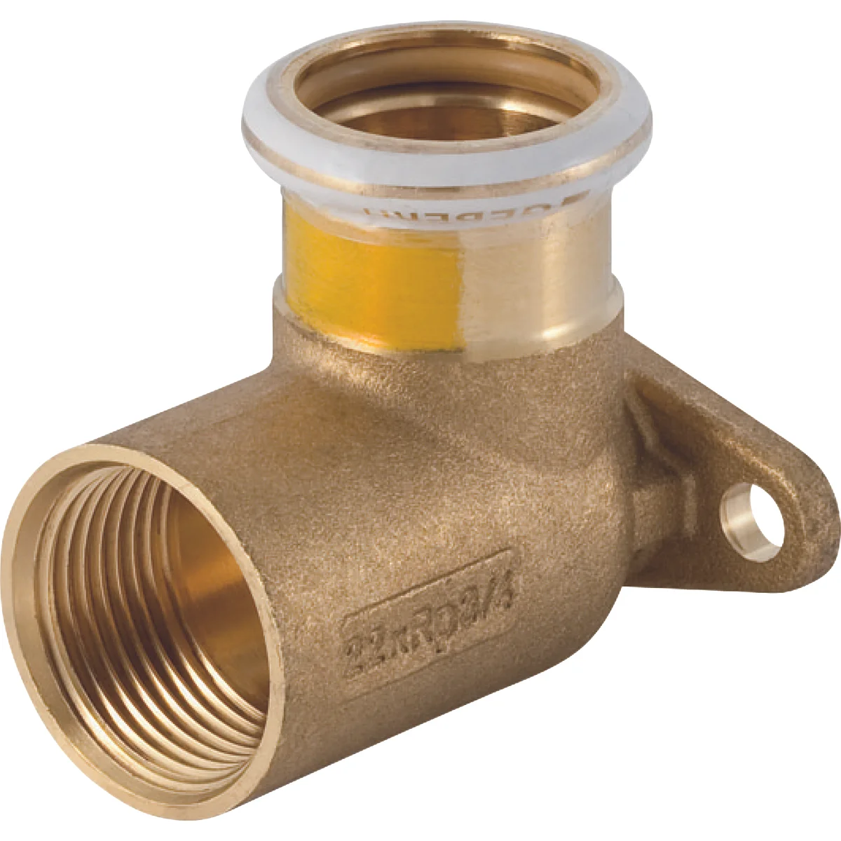 Geberit Mapress Koper muurplaat 90gr (gas) 15x1/2 Geberit 34731