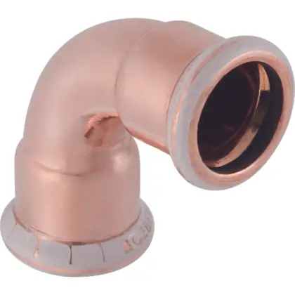Geberit Persbocht koper 54mm FF 90° (drink)water Geberit Mapress Koper 60108