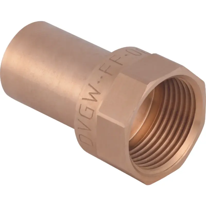 Geberit Insteek overgangsstuk koper 22x1/2" MF (drink)water Geberit Mapress Koper 63561