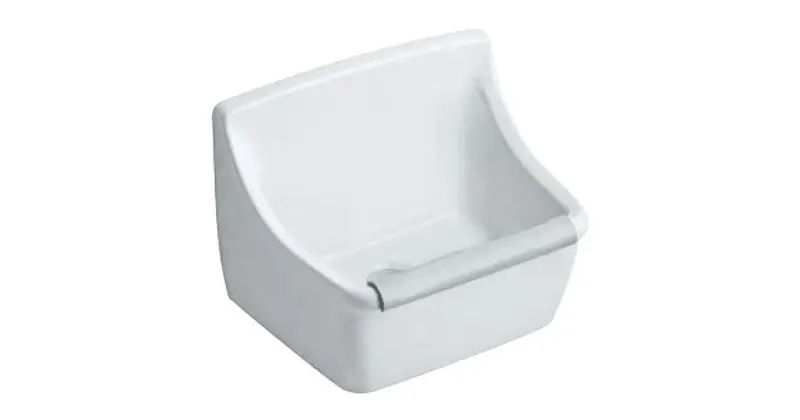 Geberit Uitgietbak Geberit wit 450x350mm met stootrand S8A41000000G