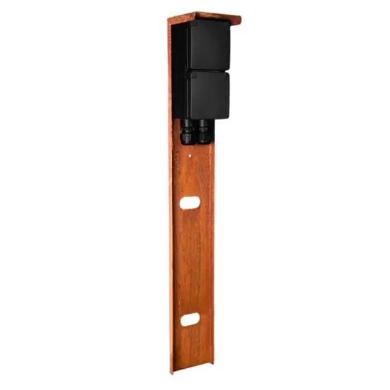 Glampère Tuinpaal - pro dubbel met dubbele wartel corten BE6522C