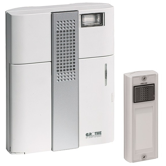 Grothe MISTRAL 300 E Aparte draadloze gong Wit 43301