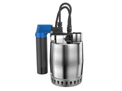 Grundfos Dompelpomp inox Hmax=5.5m Qmax=8.5m3/h met vlotter 1x220-240V stroomkabel=5m Grundfos Unilift KP 150 AV 1 011H1400