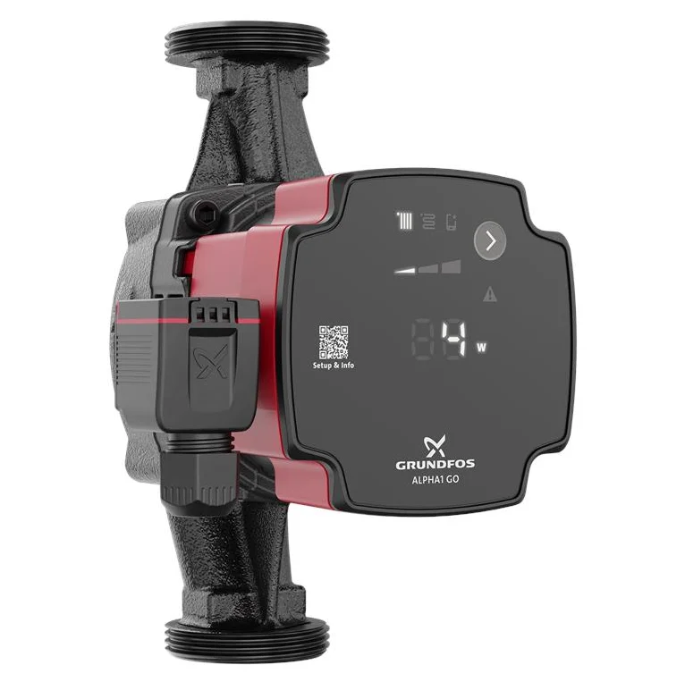 Grundfos Circulatiepomp Grundfos Alpha1 GO 10bar . L=180mm . Hmax=8m . 6/4"M  . EEI <= 0.2 25-80 93074179