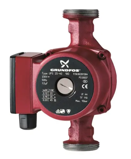 Grundfos Circulatiepomp Grundfos UPS N 10bar . L=180mm . Hmax=8m . 2"M . sanitaire toepassing 32-80 180 95906448