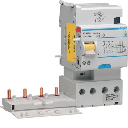 HAGER Differentieelblok 4P 63A 30mA type A BD463N