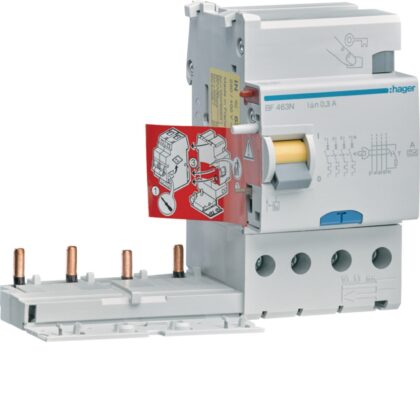 HAGER Differentieelblok 4P 63A 300mA type A BF463N
