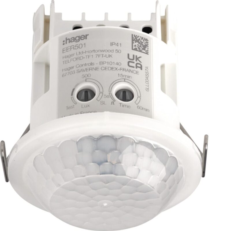 HAGER Bewegingsmelder IR on/off inbouw mini 10m EER501