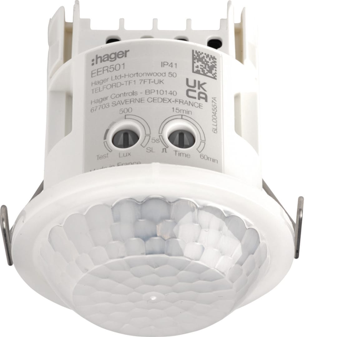 HAGER Bewegingsmelder IR on/off inbouw mini 10m EER501