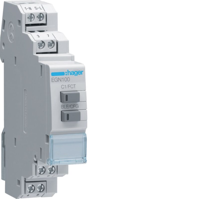 HAGER Multifunctionele bluetooth schakelklok 1 kanaal EGN100