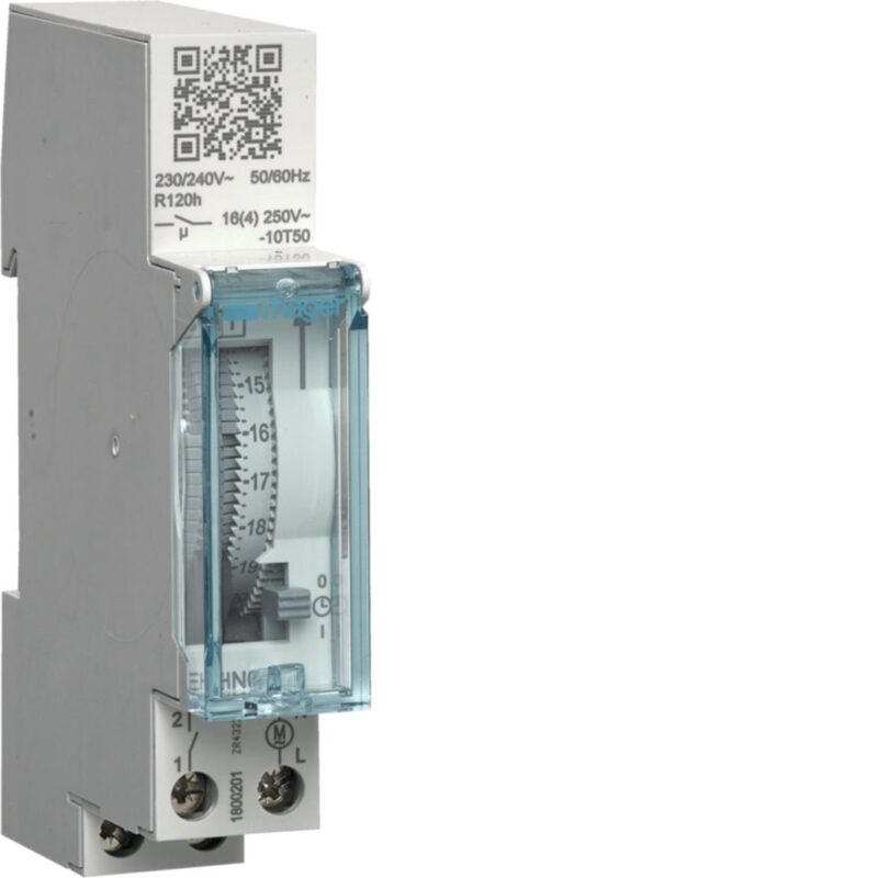 HAGER Schakelklok 24u - 1 kring M/Res. 1 M. EHN011
