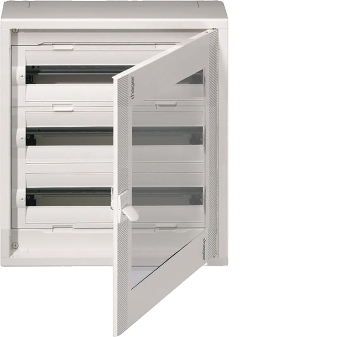 HAGER Vega D - 3R. 72 M. - doorzichtige deur FD32CN