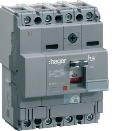 HAGER Hoofdautomaat x160 4P 25kA 125A HHA126H