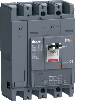 HAGER Hoofdautomaat P630 4P 50kA 400A LSI HMW401JR