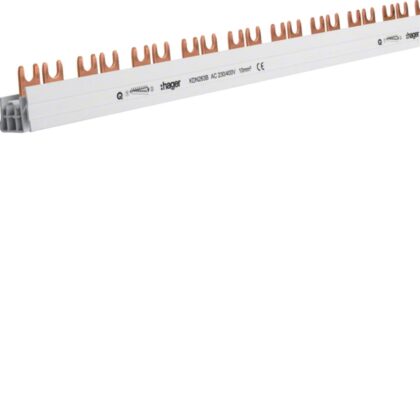 HAGER Overbruggingsbaar 2P 63A met vorken 10mm² 57M KDN263B