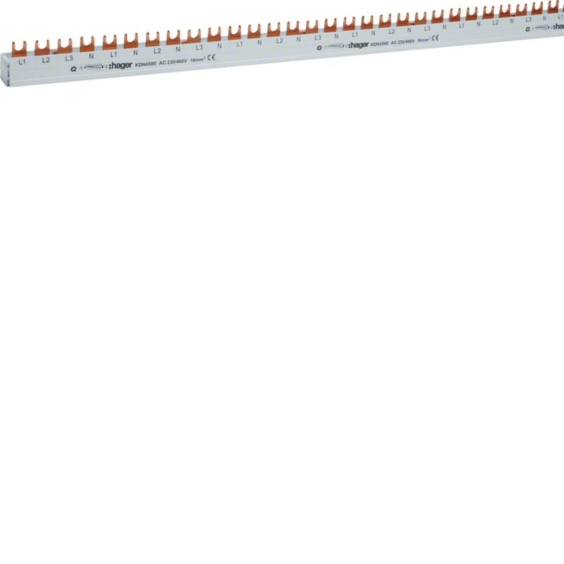 HAGER Overbruggingsbaar 3P+N 80A met vorken 16mm² 56M L1-L2-L3-N KDN450E