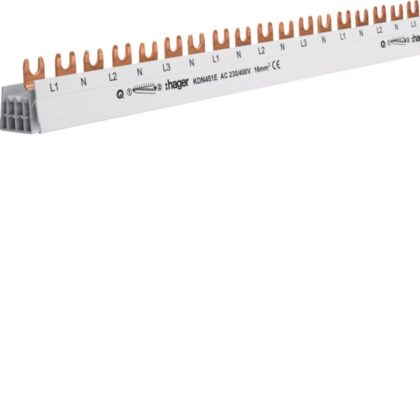 HAGER Overbruggingsbaar 3x(P+N) 80A met vorken 16mm² 54M KDN451E