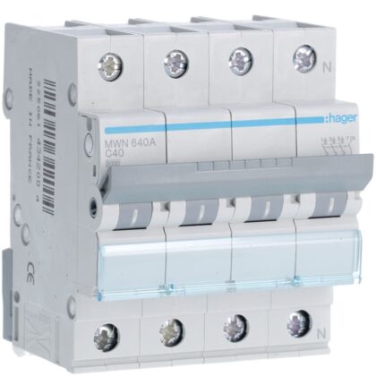 HAGER Automaat 3kA - C - 3P+N - 40A - 4M MWN640A