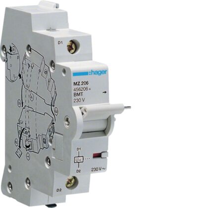 HAGER Minimumspanningsspoel - 230V AC MZ206