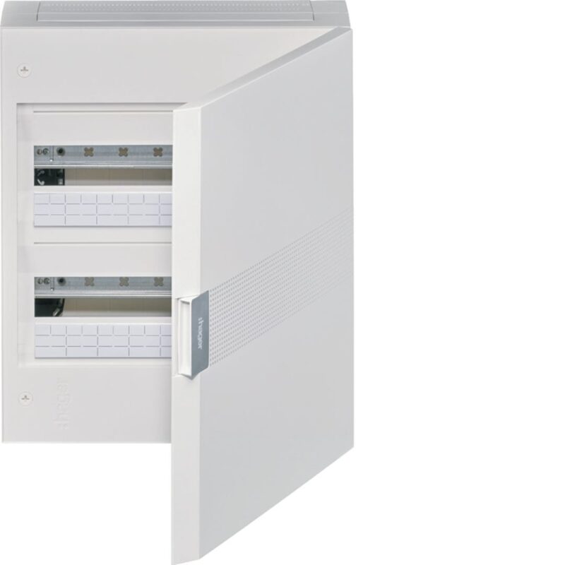 HAGER vega verdeelkast - 2R. - 36 M. - volle deur VB218B