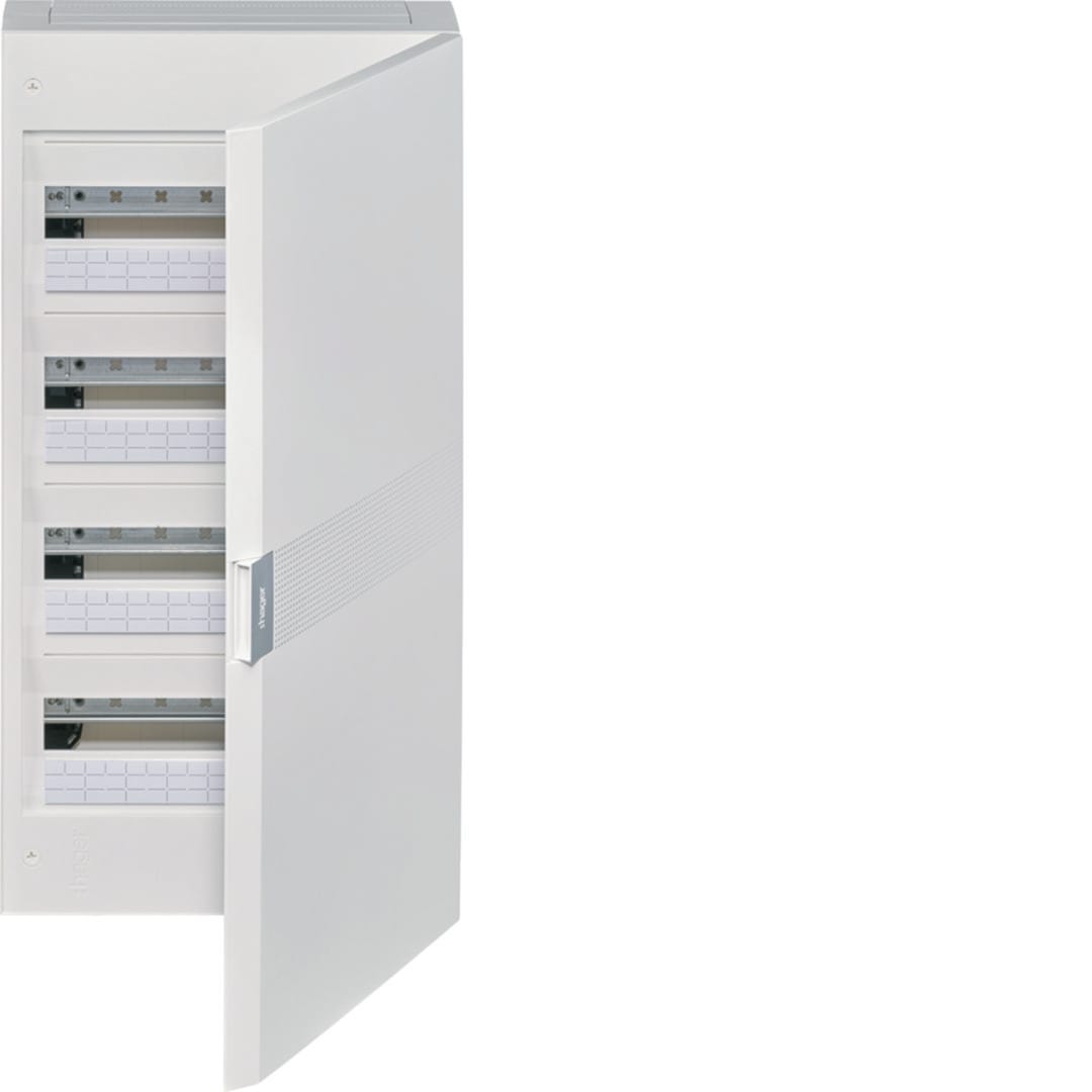 HAGER vega verdeelkast - 4R. - 72 M. - volle deur VB418B