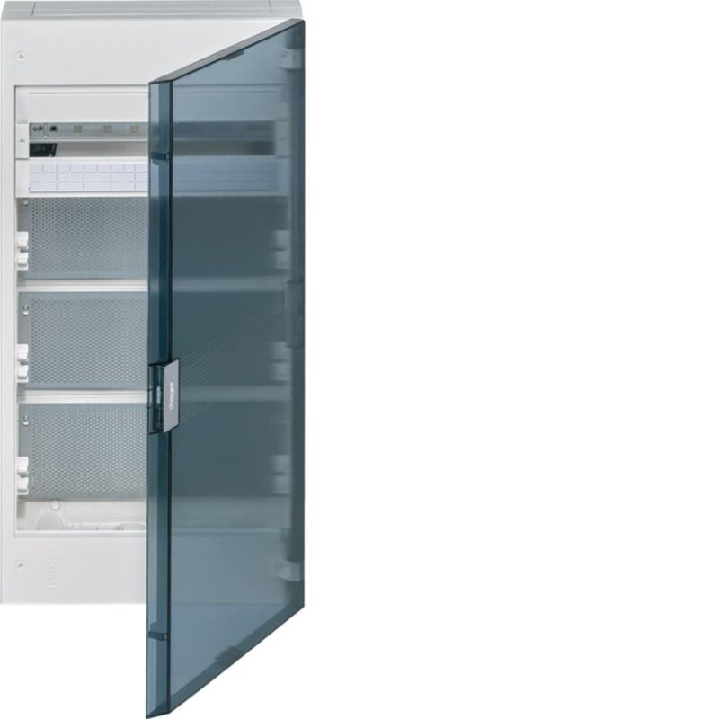 HAGER Multimediakast vega met doorzichtige deur VB418MMT