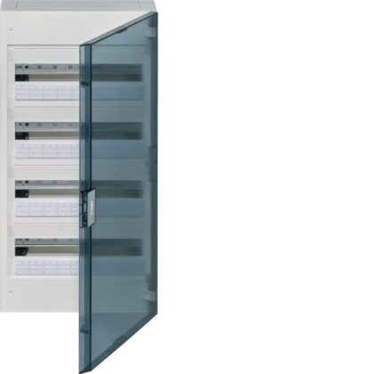 HAGER vega verdeelkast - 4R. - 72 M. - doorzichtige deur VB418R