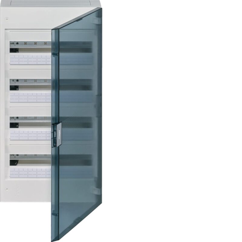 HAGER vega verdeelkast - 4R. - 72 M. - doorzichtige deur VB418R